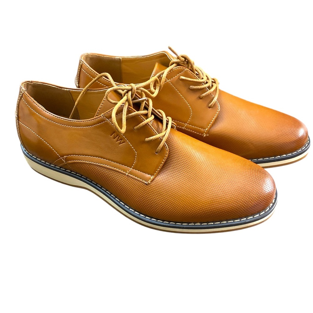 Nine West Tan Oxfords Smooth Leather